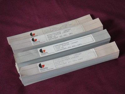 ALGOL runtime library paper tapes