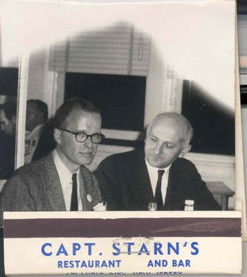 John Backus and John Cocke at Capt. Starn's Restaurant and Bar, Atlantic City, New Jersey